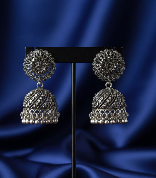 Traditional Dome Design Jhumka