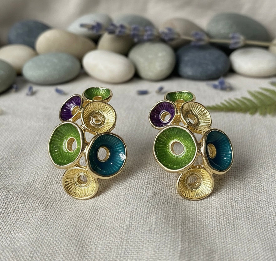 Orbit Bloom Statement Studs