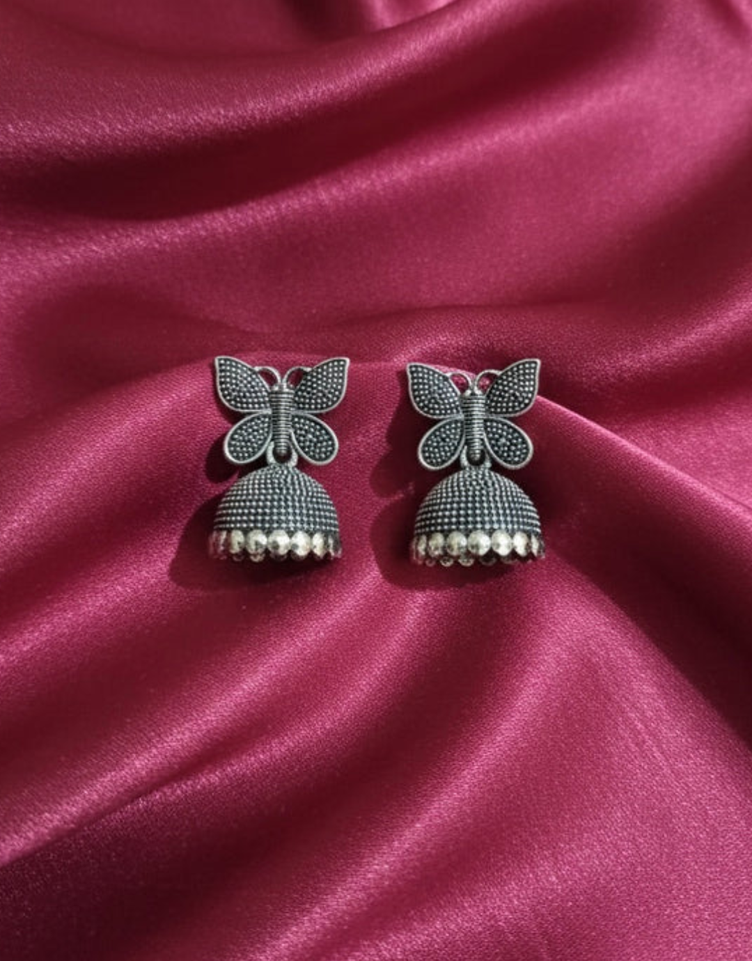 Small Butterfly Design Jhumka for Girls & Women