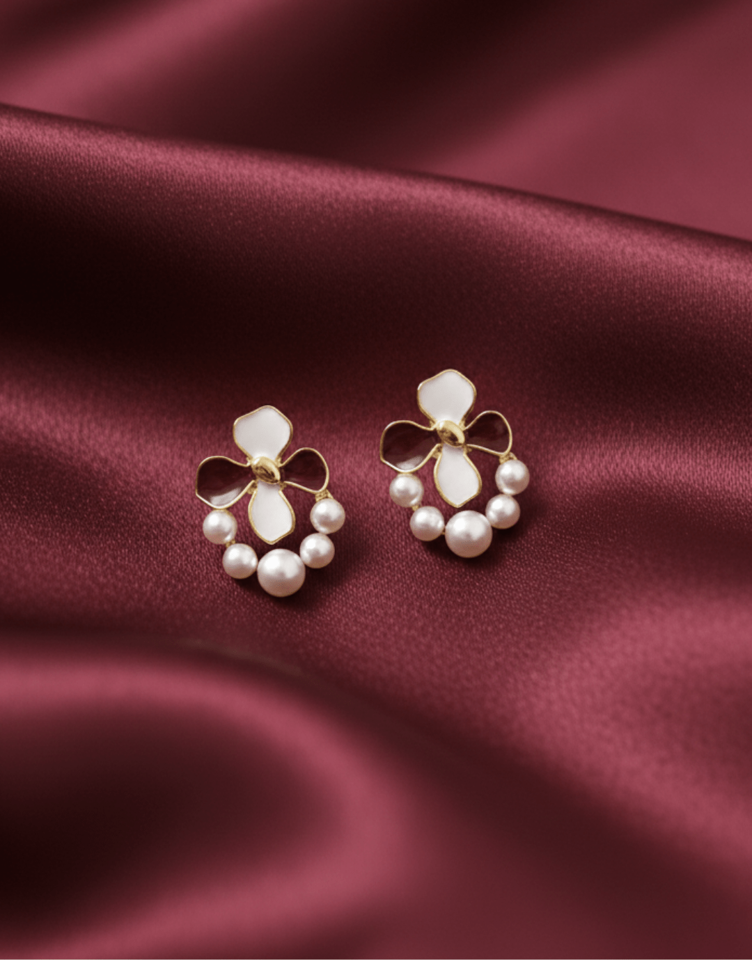 Midnight Blossom Ear Jackets