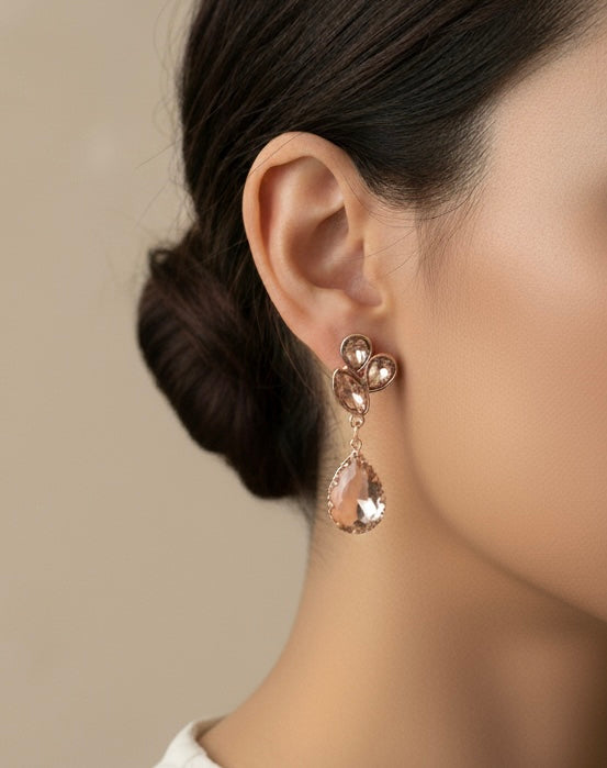 Florentine Bloom Drops earring