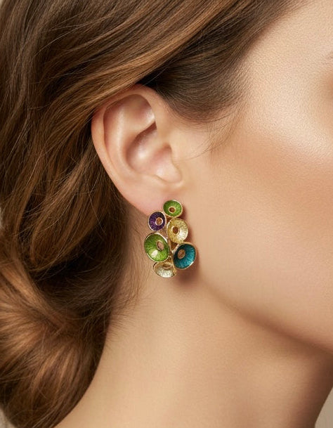 Orbit Bloom Statement Studs