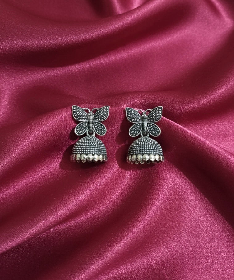 Small Butterfly Design Jhumka for Girls & Women