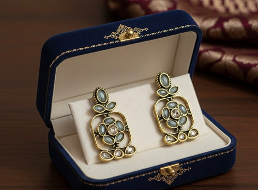 Indian Oxidized Jhumka Style Danglers