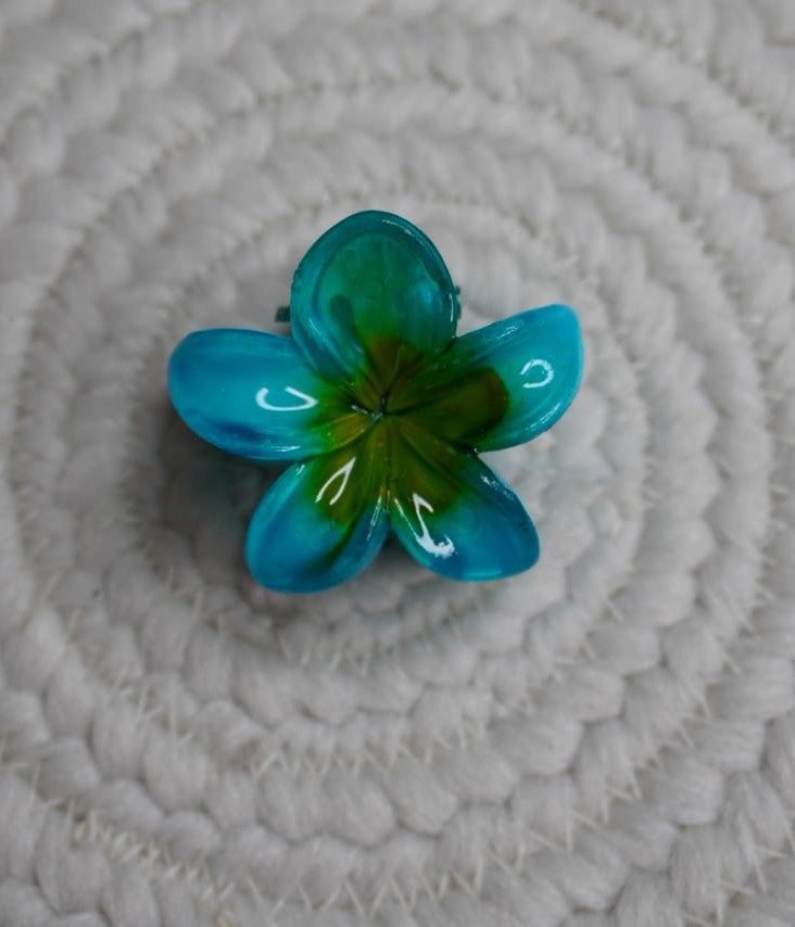 Glossy Sunflower Hair Claw Clip