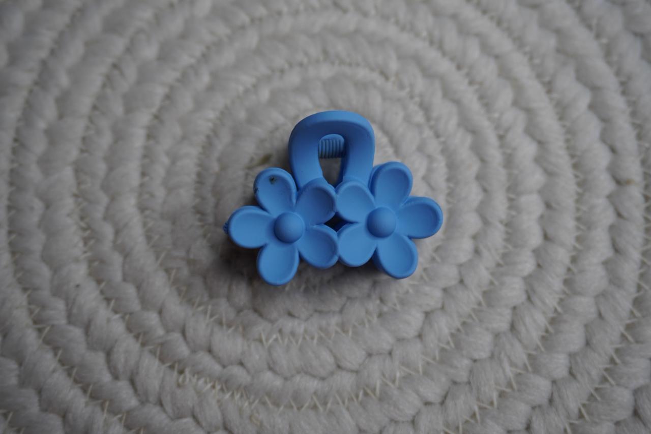 Matte Double Sunflower Mini Hair Claw Clip