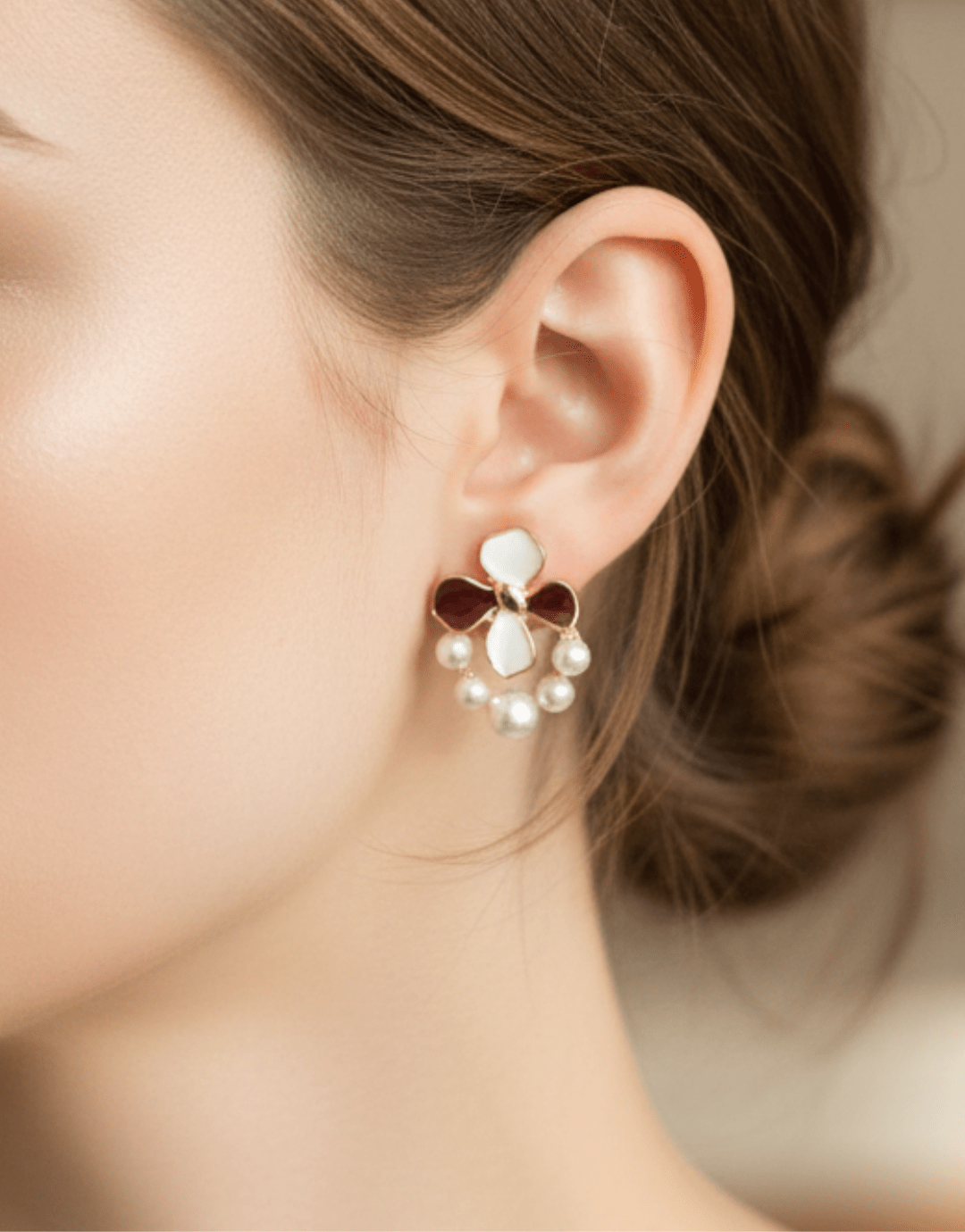 Midnight Blossom Ear Jackets