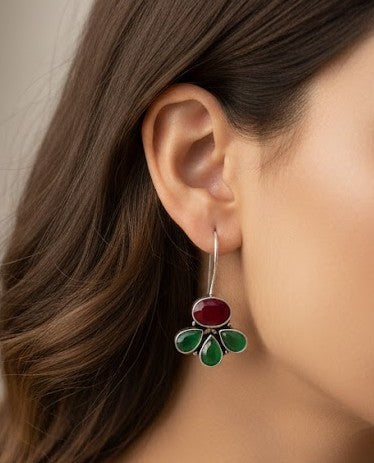 egal Bloom Multi-Stone Dangler Earrings
