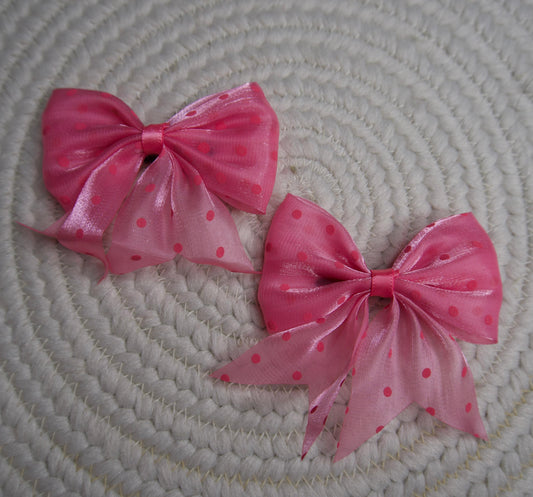 Bow Hair Clips (Set of 2)