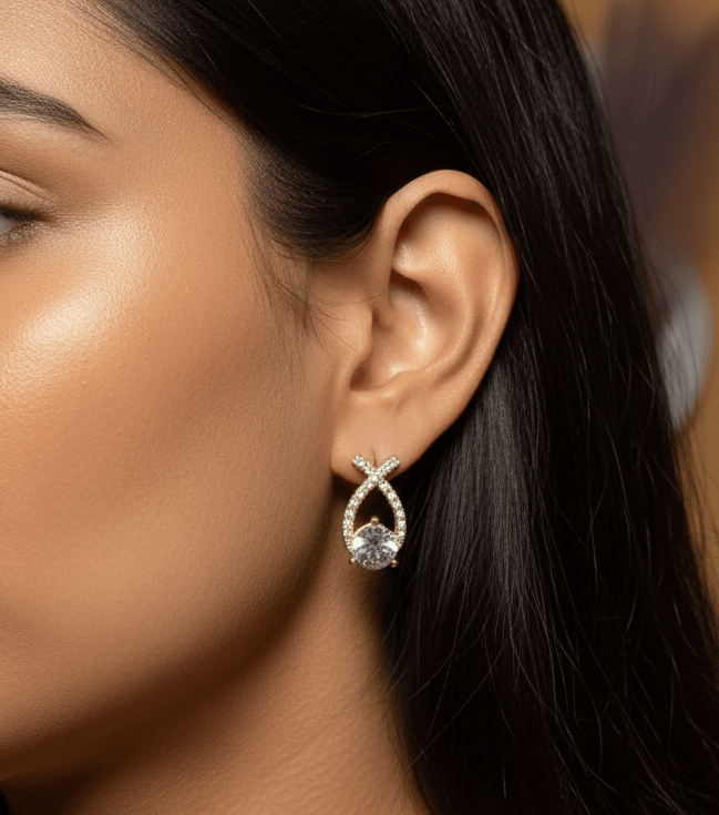 Celestial Crossover Solitaire Studs