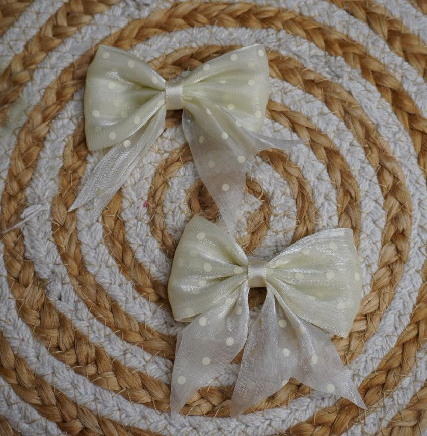 Bow Hair Clips (Set of 2)