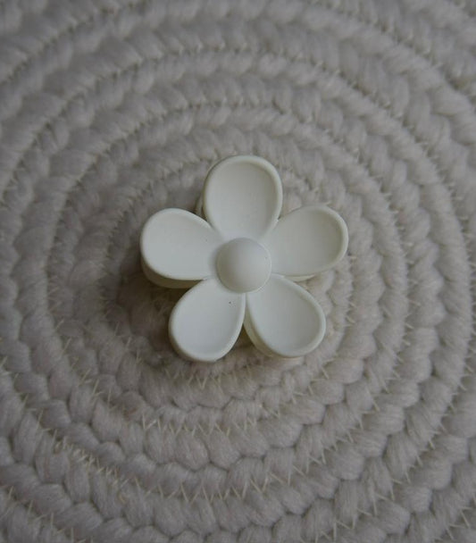 Matte Nude Sunflower Mini Hair Claw Clip
